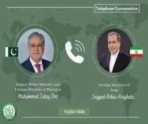وزیر امور خارجه پاکستان از عراقچی برای سفر به اسلام آباد دعوت کرد
