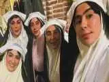 تصاویر  -  مرجانه گلچین، ترلان پروانه و گلاره عباسی در پشت صحنه (بامداد خمار)