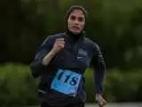 آتش بازی دختر دونده ایرانی در بلاروس