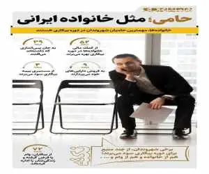 حامی، مثل خانواده ایرانی  -  اینفوگرافیک