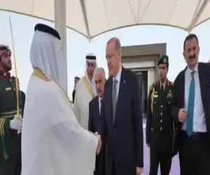 استقبال از اردوغان در عربستان + ویدیو