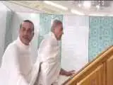 ویدیو  -  لحظه ورود عاصم منیر و شهباز شریف به داخل کعبه