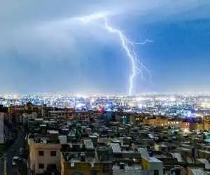 هشدار نارنجی برای 4 استان  -  رگبار، سیلاب و رعد و برق در شمال  -  تهران تا 38 درجه گرم می  شود
