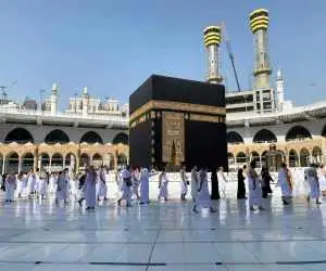 قدیمی ترین عکس ثبت شده از کعبه؛ سال 1259 خورشیدی