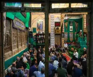 تصاویری از سوگواری های روزهای پایانی صفر، میزبانی جاده ها از زائران پیاده رضوی و اولین زیارت کاروان آبادانی ها