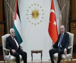اردوغان در دیدار محمود عباس: حمایت از فلسطین مسئولیت همه بشریت است