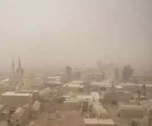 طوفان شدید با سرعت 115 کیلومتر بر ساعت این شهر را درنوردید