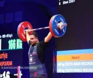 وزنه برداری نوجوانان آسیا؛ رکوردشکنی با طعم طلا و نقره