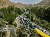 ترافیک سنگین در مسیر جنوب به شمال جاده چالوس