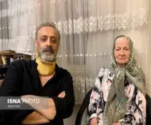 احوالپرسی حمید نعمت الله از رابعه مدنی -  برایش نقش مناسبی در (داش آکل) دارم