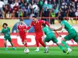 عکس -  احمدزاده روی پوستر پرسپولیس قبل از بازی با شمس آذر