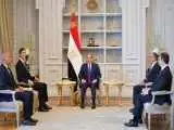 رئیس جمهور مصر و داماد ترامپ درمورد آتش بس در غزه گفتگو کردند