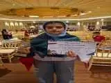 پیام دختر مدال آوری که برای بچه های میناب چرتکه ننداخت