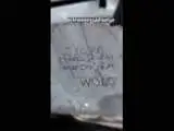 من یک غیر یهودی خوبم! + ویدئو  -  انتشار برای نخستین بار؛ دست نوشته های سربازان آمریکایی روی بال هواگرد