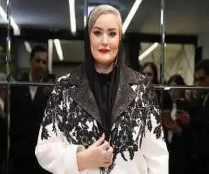 تصاویر  -  نعمیه نظام دوست مدل لباس مجلسی شد
