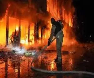 آتش  زدن عمدی خانه در تهران