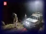ویدیو  -  ‏ سقوط مرگبار خودروی ون به دره در جادۀ هراز