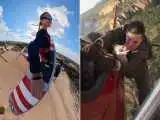 سیدنی سوئینی برای تام کروز خط ونشان کشید  -  فیلم بدلکاری خانم بازیگر در آسمان را ببینید
