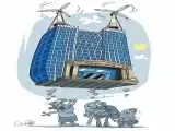 اولین نیروگاه بادی کشور  در فرابورس  -  کارتون