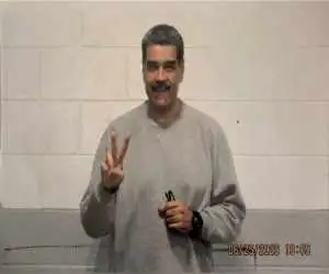 تصاویر جدید از نیکولاس مادورو در زندان آمریکا منتشر شد