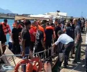 ویدیو  -  واژگونی یک کشتی مملو از مسافر در آب های قبرس
