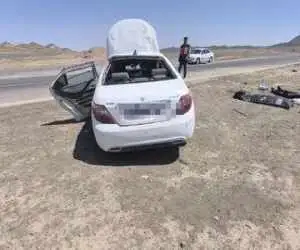 مرگ دردناک 2 دختر دوقلو در واژگونی خودروی دنا