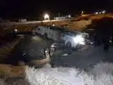 واژگونی مرگبار اتوبوس کارگران معدن در کرمان