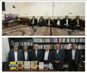 دیدار عباس صالحی با خانواده ناخداسوم مهدی تیموریان