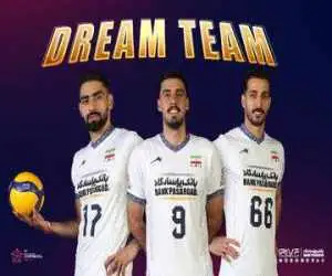 سه ملی پوش ایران در تیم منتخب والیبال قهرمانی آسیا