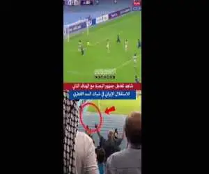 وایرال شد؛ نمایش پرتاب موشک در بازی استقلال با السد! + ویدئو