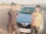 توقیف تویوتا متخلف با راننده 11 ساله در یزد