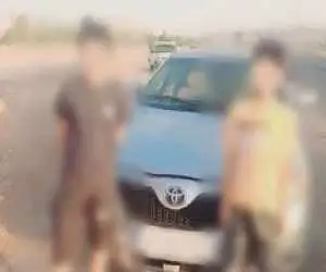 توقیف تویوتا متخلف با راننده 11 ساله در یزد
