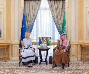 مذاکره وزیر خارجه عربستان با مسئول سیاست خارجی اتحادیه اروپا