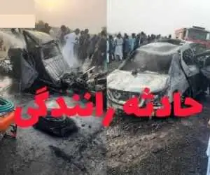 تصادف مرگبار پژو 405 با کامیونت در محور سرباز - 7 تن فوت شدند