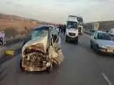 برخورد وانت با پژو؛ دو نفر فوت شدند و سه نفر مصدوم شدند