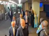 لحظه ورود رئیس جمهوری اسلامی ایران به سازمان ملل متحد