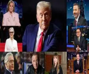 لیست بلندبالای دشمنان هنرمند ترامپ؛ از دنیرو تا سوئیفت  -   آرشیو دو دهه کل کل رئیس جمهور آمریکا با دنیای هنر