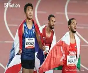 رکوردشکنی در 100 متر بازی های آسیایی و سکوی برادران عمانی!