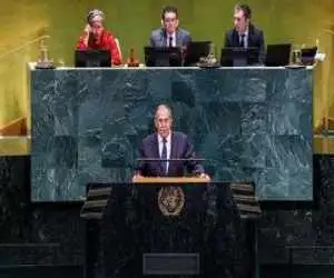 لاوروف در صحن سازمان ملل: تعرض آمریکا و اسرائیل به ایران غیرقانونی است -  (ترور آیت الله خامنه ای) مصداق تحمیل اراده با زور بود