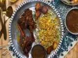 شوید پلو با مرغ مجلسی تر است یا گوشت؟