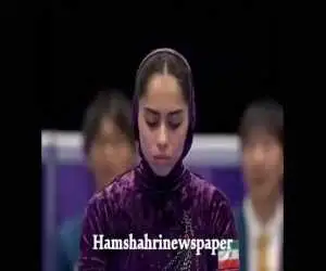 صحبت های نخستین ژیمناست با حجاب ایرانی بعد از مسابقه  -  ویدئو