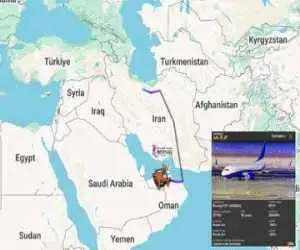 از سرگیری پروازهای مسکو - ابوظبی از آسمان ایران