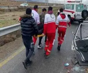 واژگونی پژو 206 قربانی گرفت -  یک نفر جان باخت