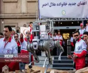 سگ های روباتیک هلال احمر چه شکلی هستند؟ + تصویر