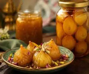 چگونه مربای انجیر خانگی درست کنیم ؟ ؛ مواد لازم برای مربای انجیر زرد