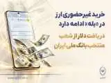 خرید غیرحضوری ارز در (بله) ادامه دارد  -  دریافت دلار از شعب منتخب بانک ملی ایران