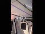 لحظه هشدار ممنوعیت فرود در فرودگاه بین المللی ملک خالد  -  ویدئو