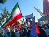 بزرگترین زنجیره انسانی جان فدایان (دانشگاه ایران) در مشهد + ویدیو