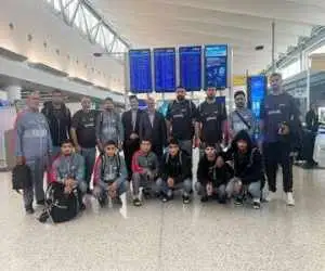 کشتی گیران ایران به آمریکا رسیدند