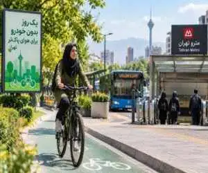 یک روز بدون خودرو؛ کاهش مصرف بنزین یا انتقال پارکینگ وزارتخانه به پیاده روهای تهران؟